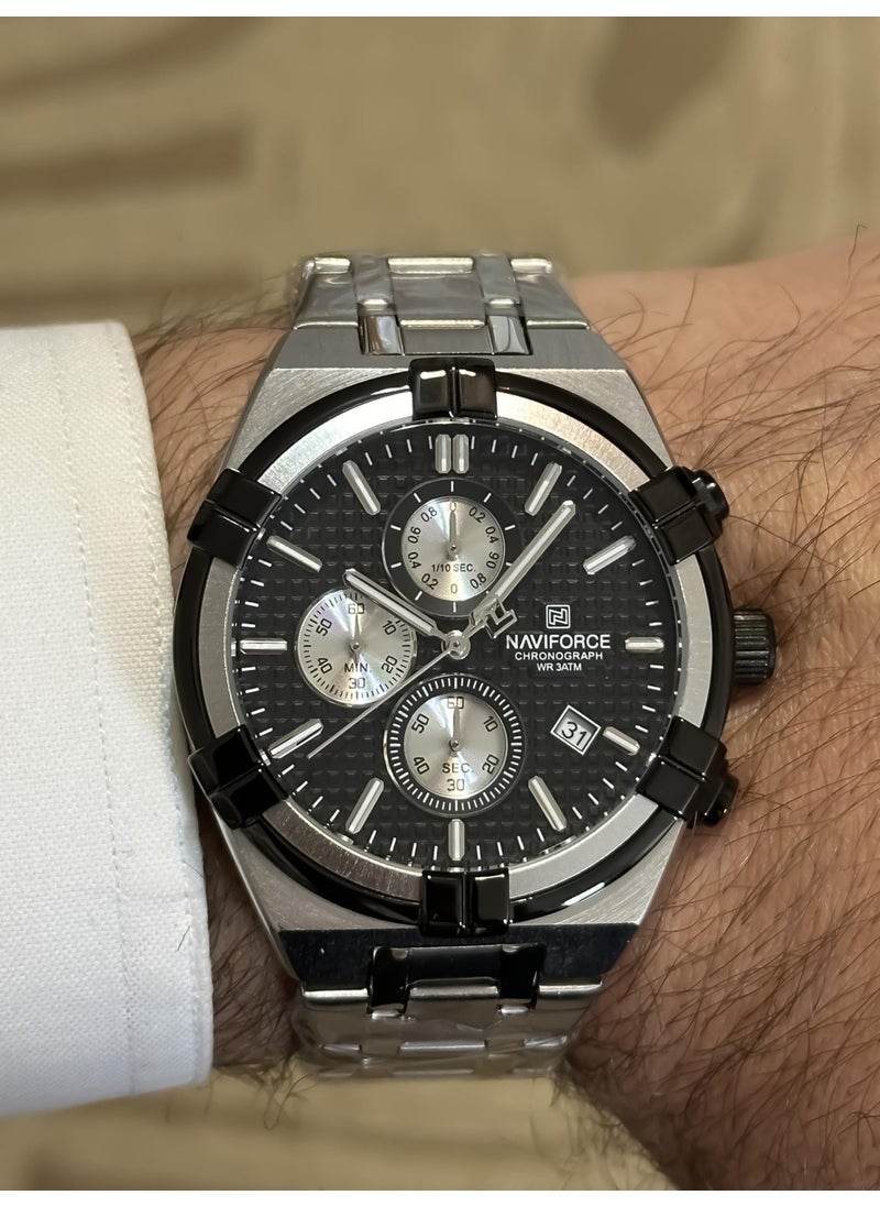 Sports and Stylish Chronometer Calendar Men's Wristwatch