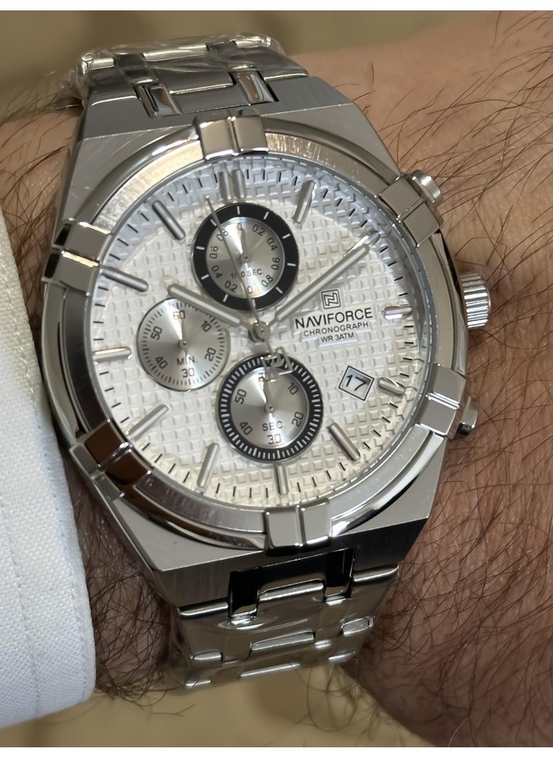 Sports and Stylish Chronometer Calendar Men's Wristwatch