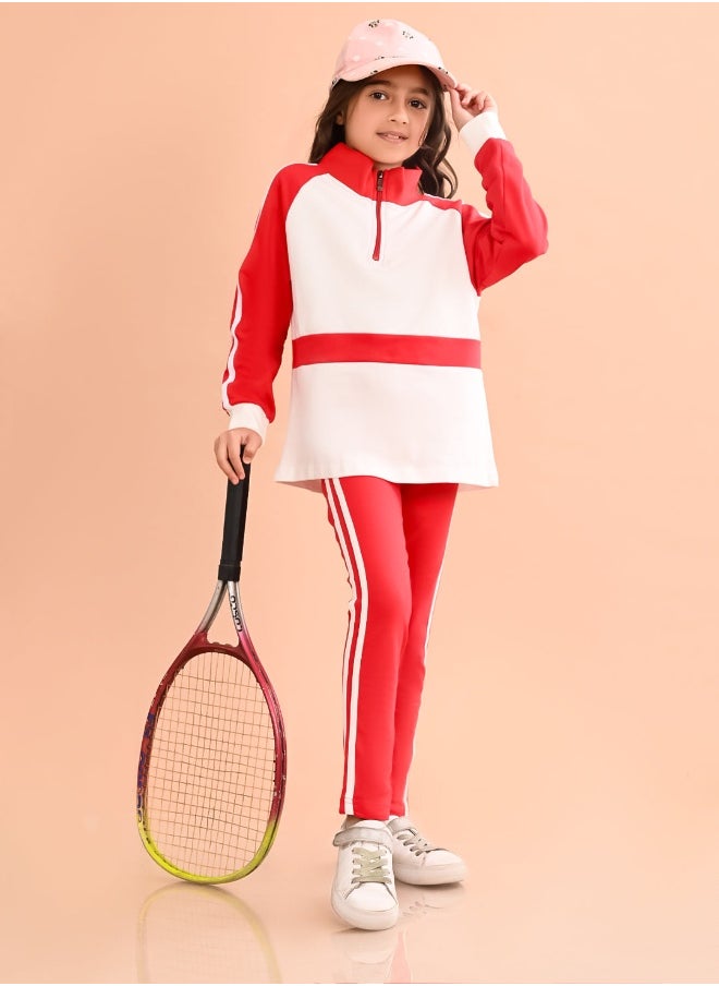 Girls Sweatshirt with Jogger Set