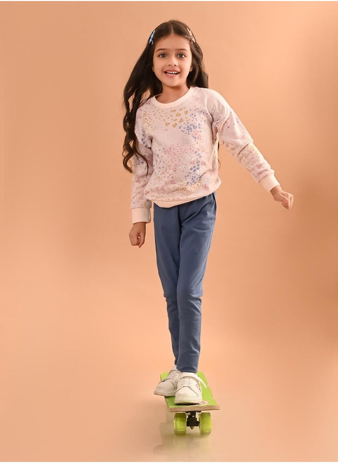 Girls Sweatshirt with Jogger Set