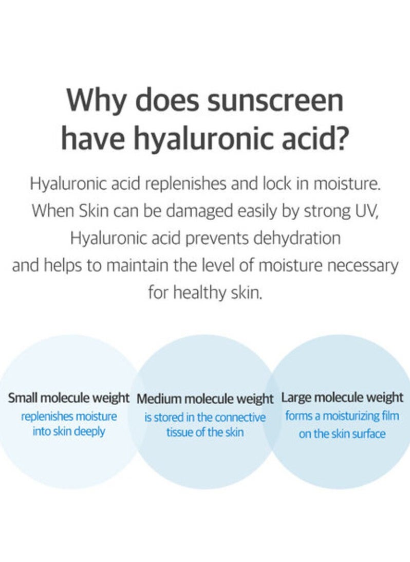 ISNTREE Hyaluronic Acid Watery Sun Gel 50ml – Korean Sunscreen with SPF50 PA++++ – Hydrating & Lightweight Sun Cream for Sensitive Skin – UV Protection & Moisturizing Face Sunscreen for Oily & Dry Skin