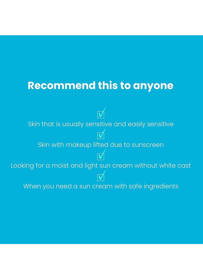 Tocobo Bio Watery Sun Cream SPF50+ PA++++ – Korean Sunscreen 50ml – Hydrating & Lightweight Face Sun Cream for Sensitive Skin – UV Protection & Non-Greasy Sun Cream for Oily & Dry Skin