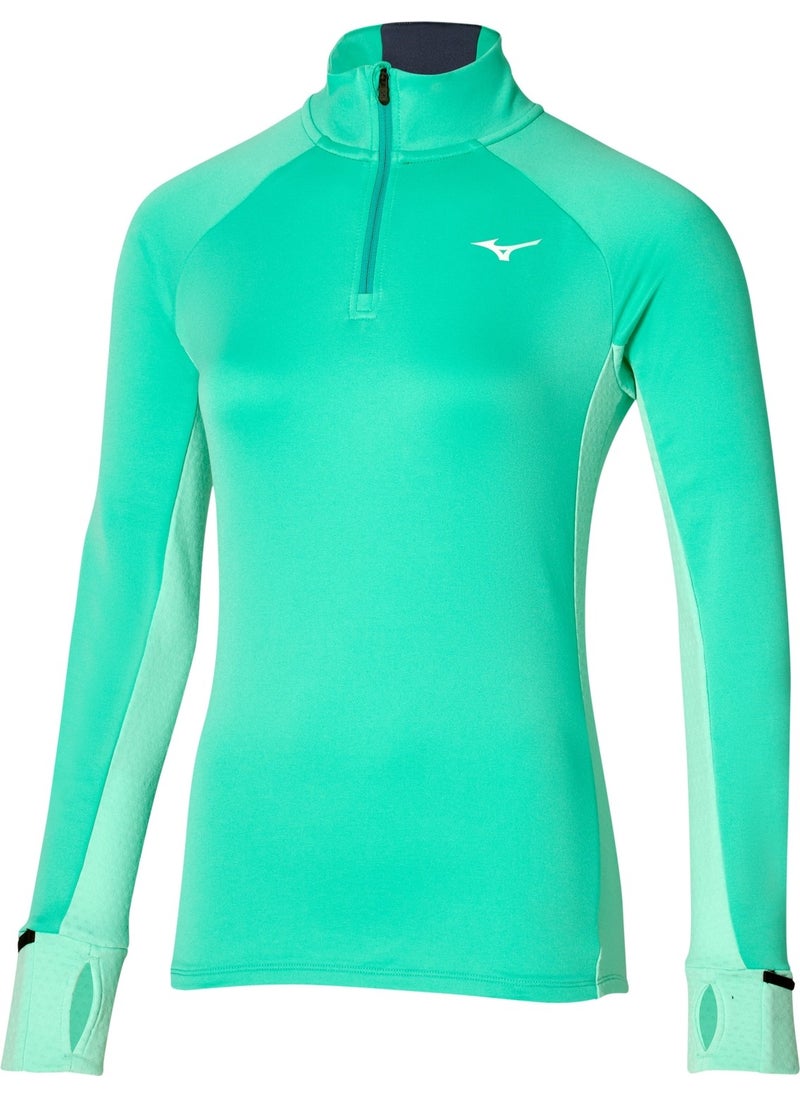 Warmalite Women's Half Zip Sweatshirt Green