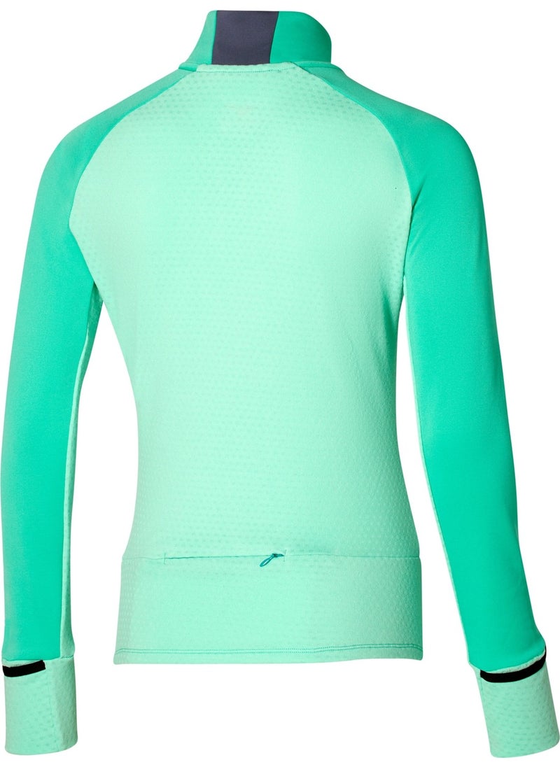 Warmalite Women's Half Zip Sweatshirt Green