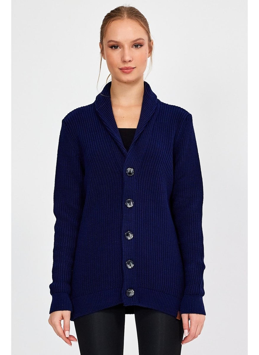 Alexandergardı Buttoned Oversize Thessaloniki Knitted Cardigan (E23-6705)