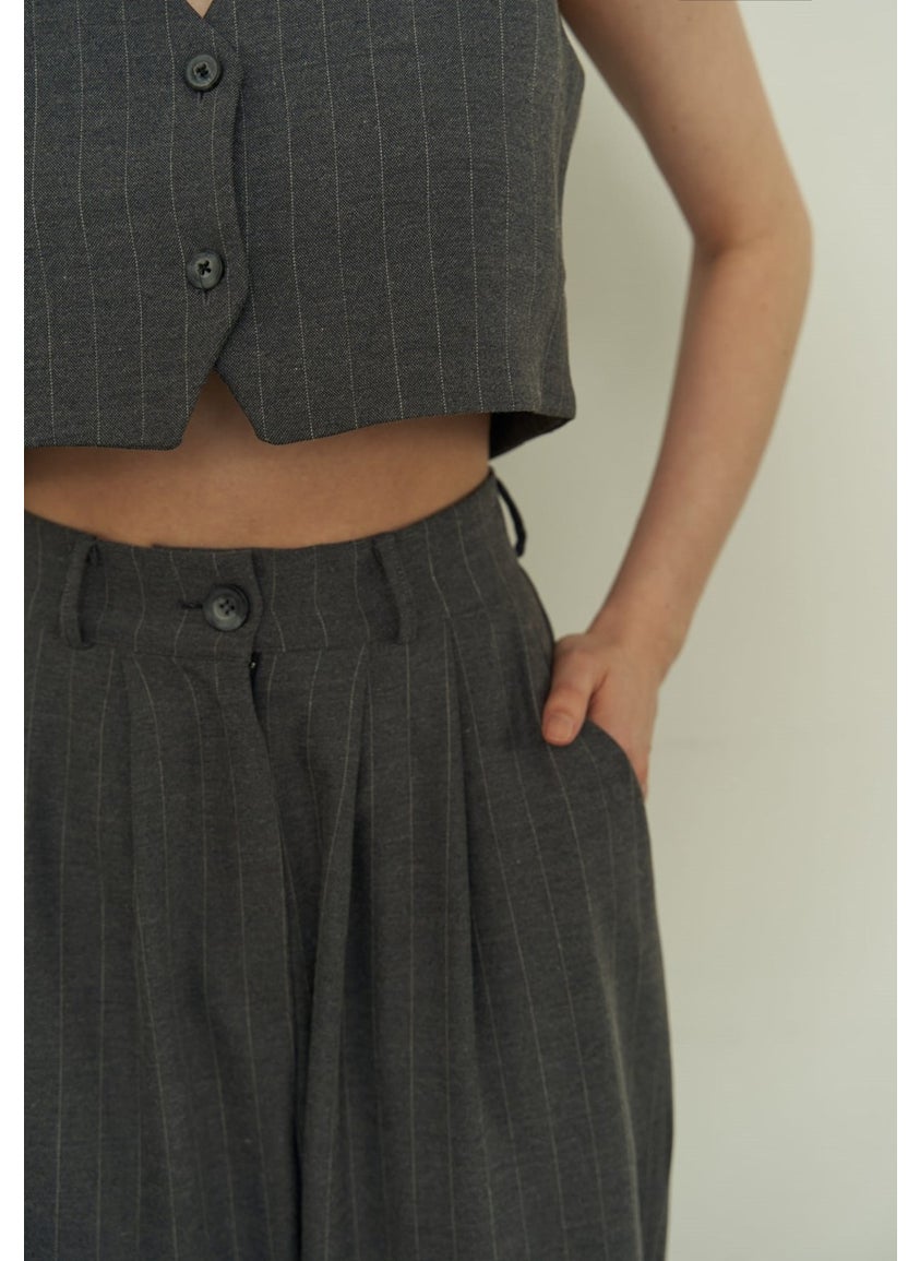 Polly Anthracite Triple Jacket Set