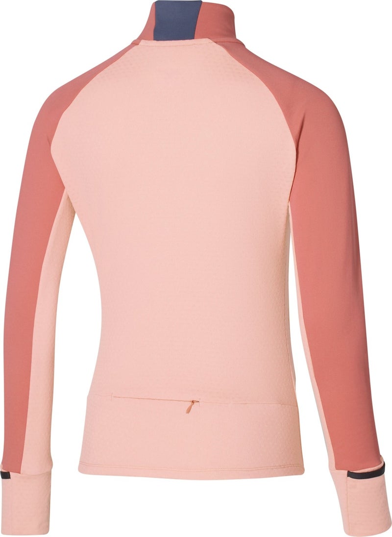 Warmalite Women's Half Zip Sweatshirt Pink