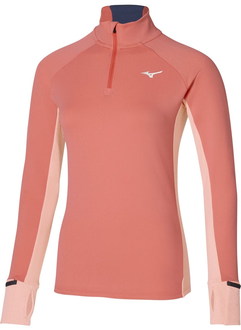 Warmalite Women's Half Zip Sweatshirt Pink