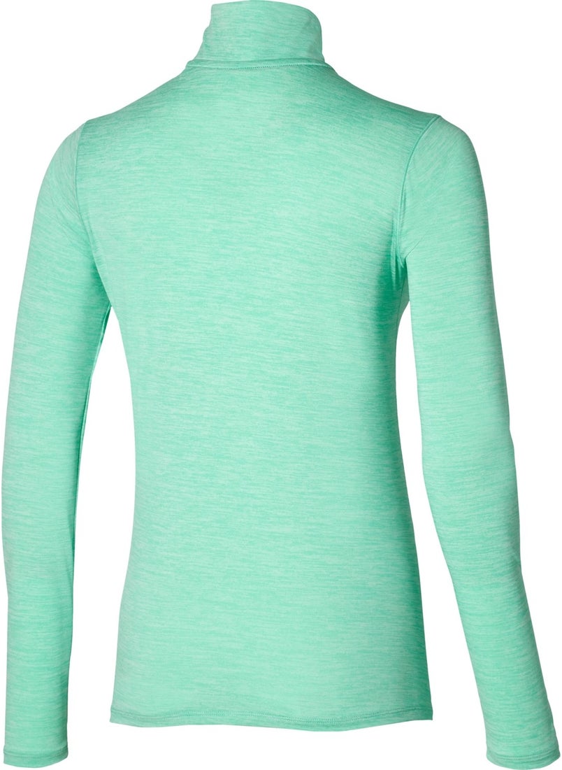 Impulse Core Women's Long Sleeve Half Zip Sweatshirt Green