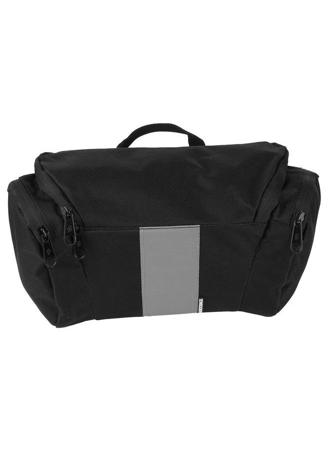 SAHOO Polyester Fabric Cycling Front Tube Bag Bike Handlebar Storage Pouch Bicycle Accessory
