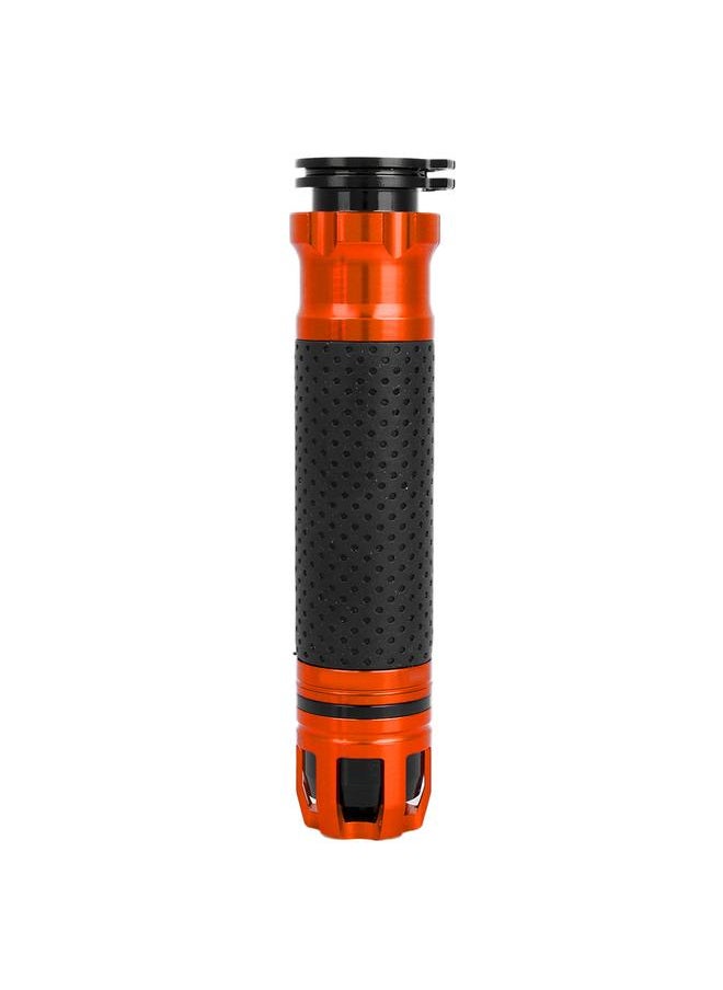 2Pcs Aluminium Alloy Universal Electrombile Anti slip Handle Handbar Accessory(orange)