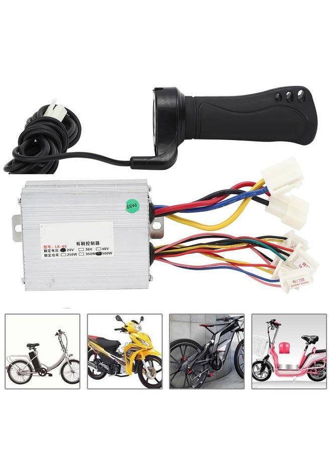 24V 500W Electric Bike Brushed Controller Extension Cable Handlebar Electric Bike Accessories