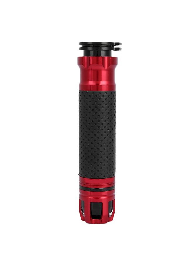2Pcs Aluminium Alloy Universal Electrombile Anti slip Handle Handbar Accessory(red)