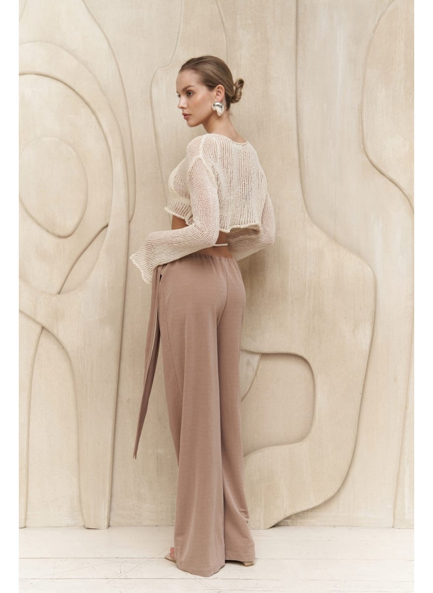 Collection Ember Laced Mink Double Breasted Trousers