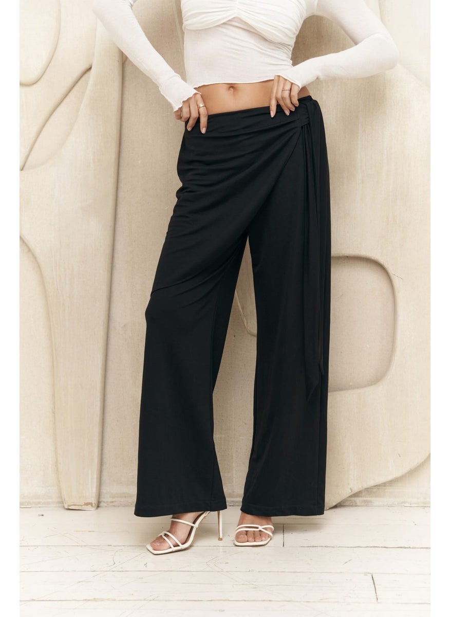 Collection Ember Laced Black Double Breasted Trousers