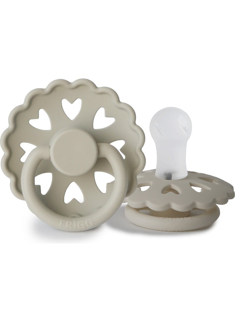 Frıgg Fairytale Silicone Pacifier - Willow Gray (Clumsy Hans) 0-6 Months