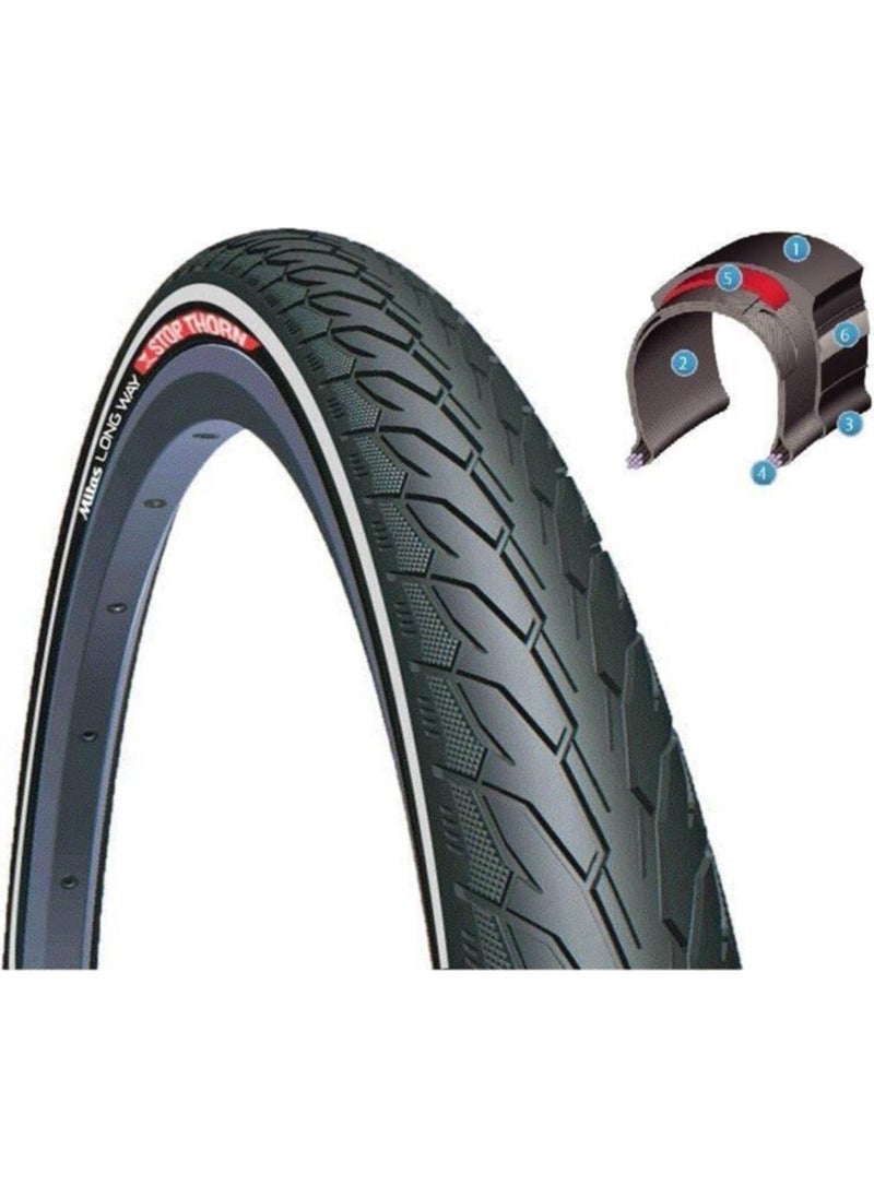 Flash 20X1.75 St+Rs Bicycle Tire 3mm Armored Hmr Bike