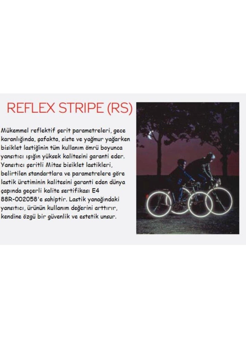 Flash 20X1.75 St+Rs Bicycle Tire 3mm Armored Hmr Bike