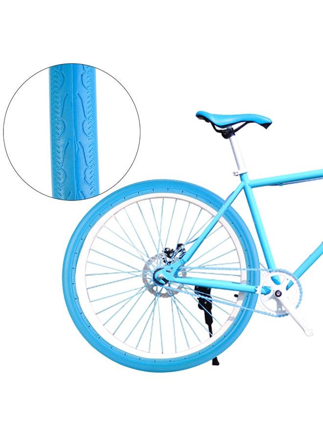 26 Inch 700x23C Road Bike Bicycle Tire Solid Tube Explosion Proof Tyre(blue)