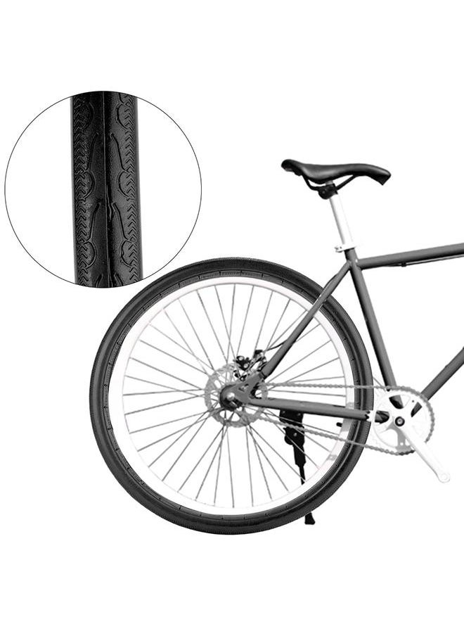 26 Inch 700x23C Road Bike Bicycle Tire Solid Tube Explosion Proof Tyre(black)