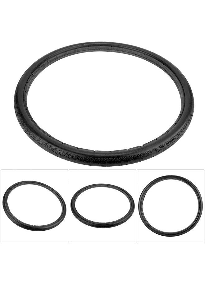 26 Inch 700x23C Road Bike Bicycle Tire Solid Tube Explosion Proof Tyre(black)