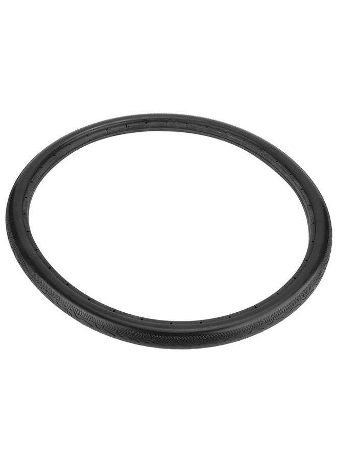 26 Inch 700x23C Road Bike Bicycle Tire Solid Tube Explosion Proof Tyre(black)