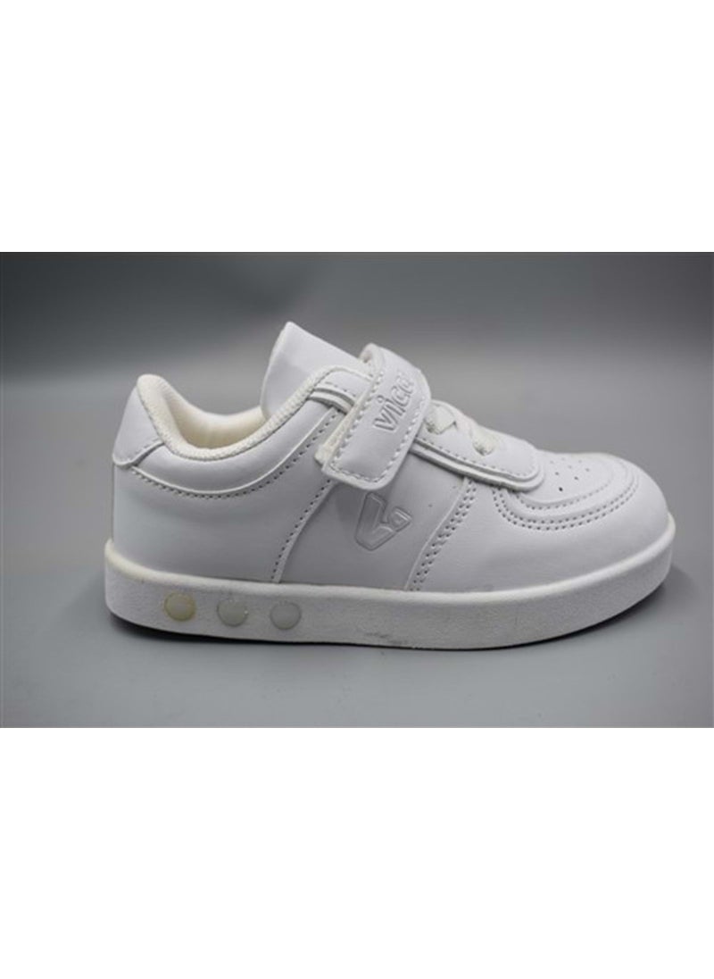 Sam Booties Lighted Sneakers White