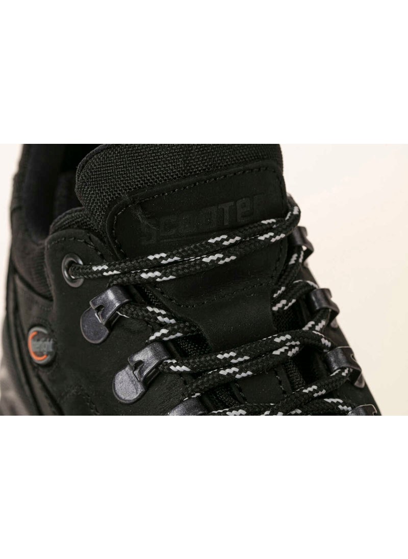 Waterproof Leather Black Women's Outdoor Shoes G5537CS