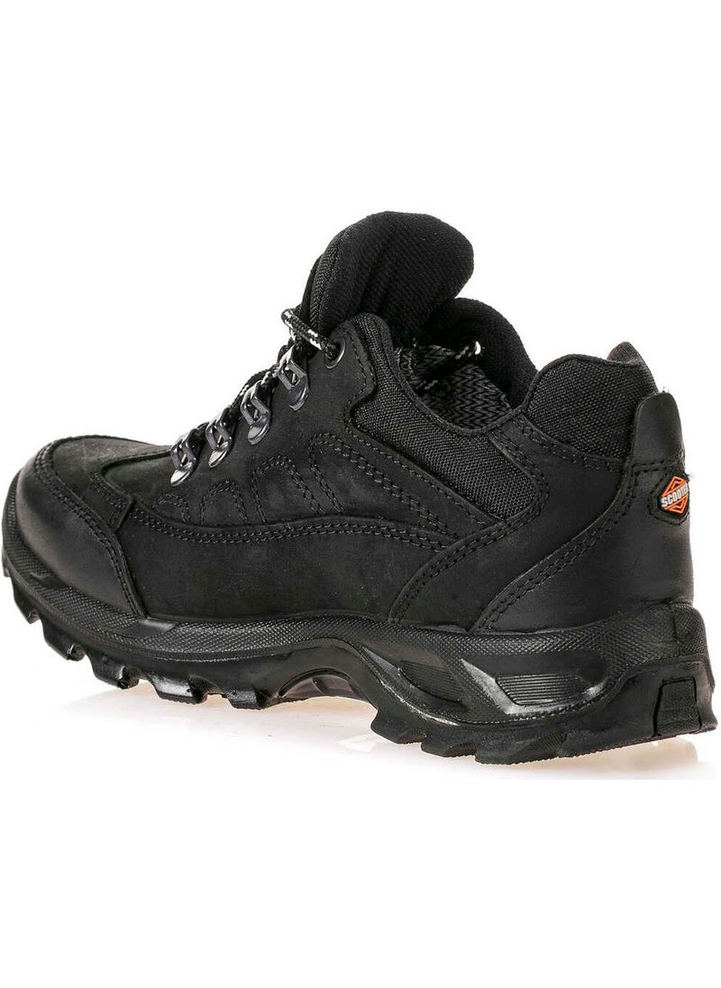 Waterproof Leather Black Women's Outdoor Shoes G5537CS