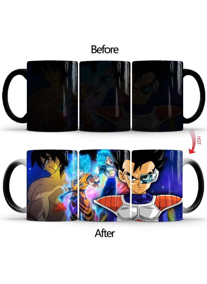 1 Pcs Personality Creative Dragon Ball Super Color-Changing Mug Printed Ceramic Mug 350ml