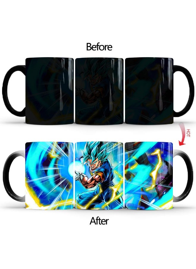 1 Pcs Personality Creative Dragon Ball Super Color-Changing Mug Printed Ceramic Mug 350ml