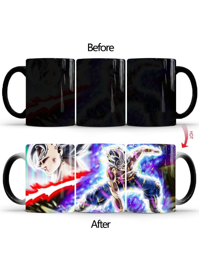 1 Pcs Personality Creative Dragon Ball Super Color-Changing Mug Printed Ceramic Mug 350ml