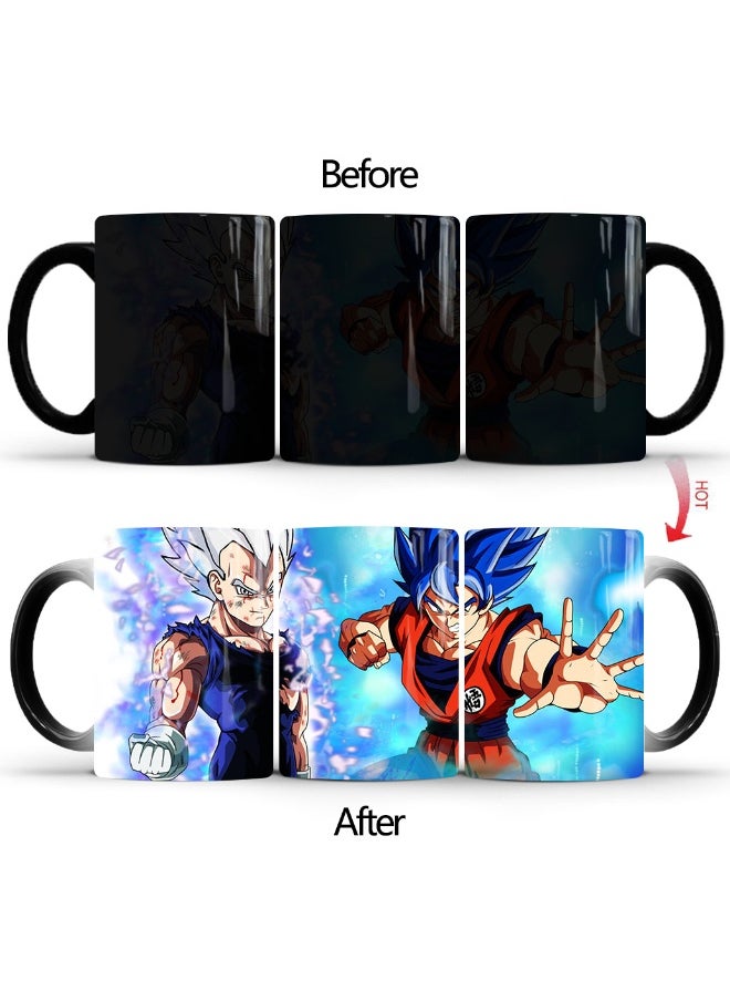 1 Pcs Personality Creative Dragon Ball Super Color-Changing Mug Printed Ceramic Mug 350ml