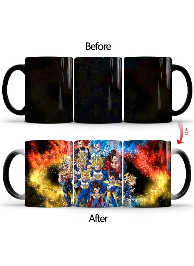 1 Pcs Personality Creative Dragon Ball Super Color-Changing Mug Printed Ceramic Mug 350ml