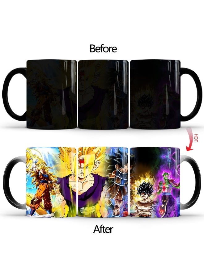 1 Pcs Personality Creative Dragon Ball Super Color-Changing Mug Printed Ceramic Mug 350ml