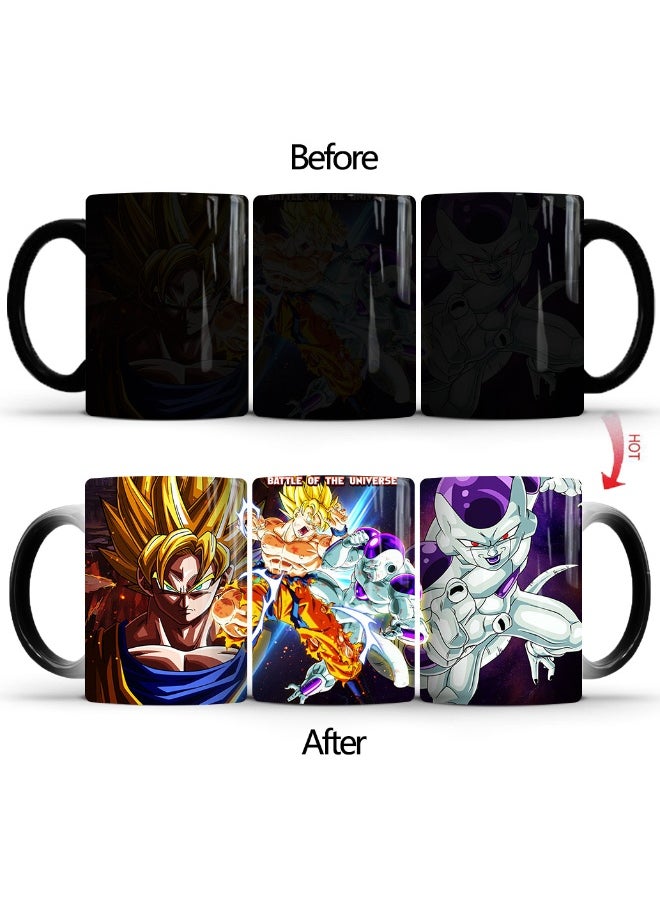 1 Pcs Personality Creative Dragon Ball Super Color-Changing Mug Printed Ceramic Mug 350ml