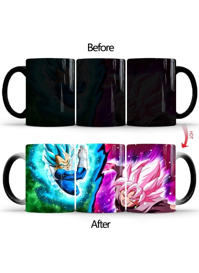 1 Pcs Personality Creative Dragon Ball Super Color-Changing Mug Printed Ceramic Mug 350ml