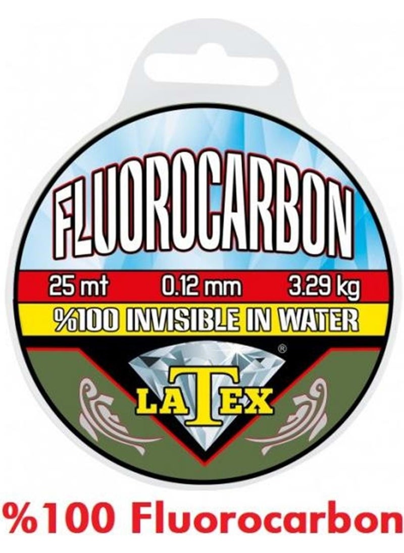 Latex 25 Mt. Fluorocarbon Fishing Line - 0.30MM