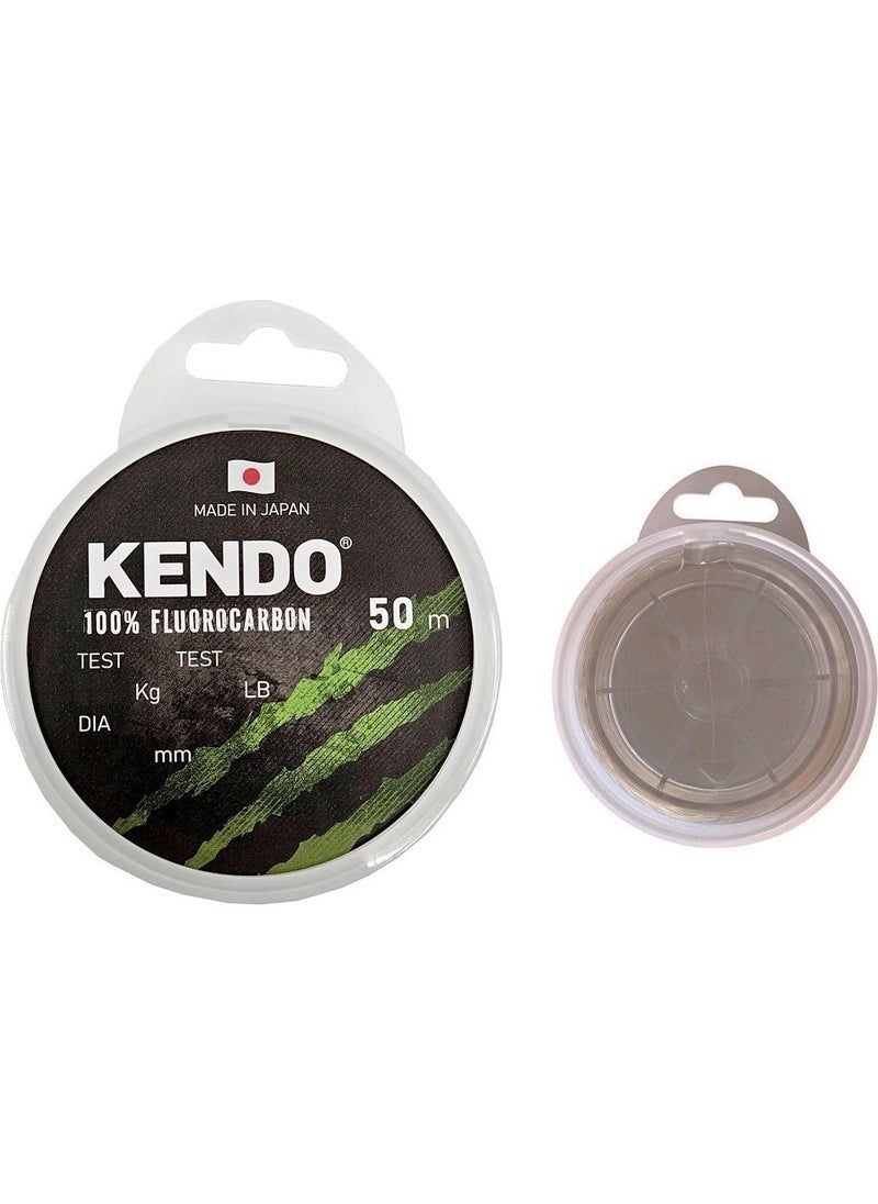 100% Fluorocarbon White 50MT 0.28MM Fishing Line