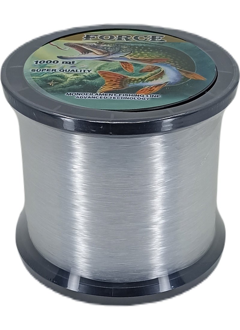 Force 1000M Carp Casting Pike Trout Fishing Line White