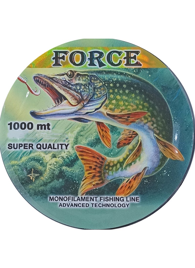 Force 1000M Carp Casting Pike Trout Fishing Line White