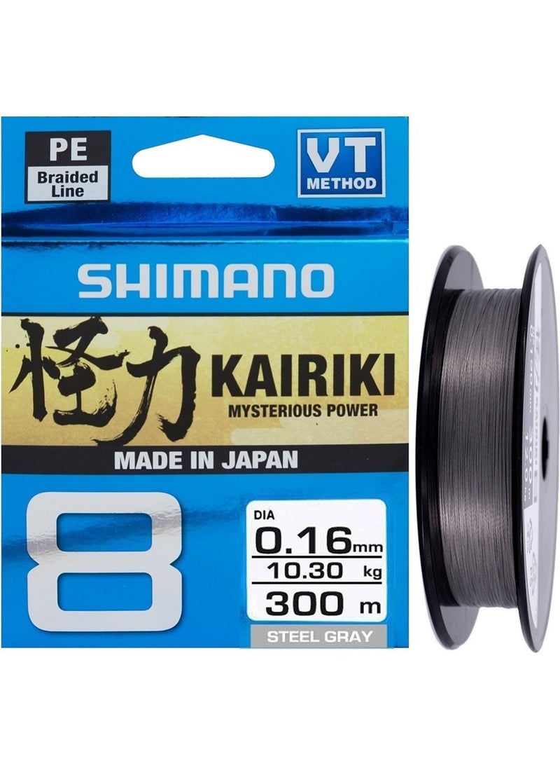 Line Kairiki Stell Gray 0,06MM 300 Meters 8layers