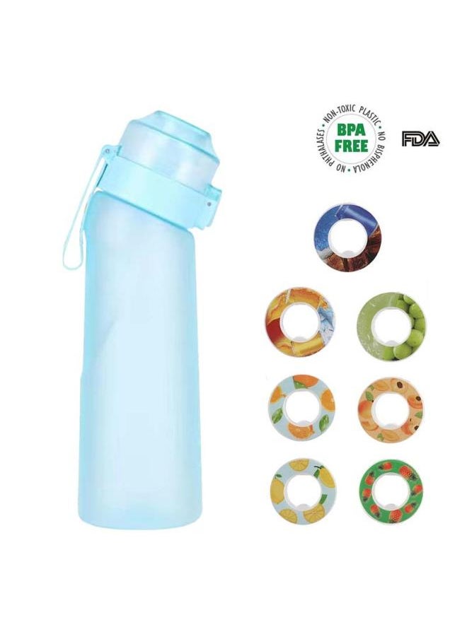 0 Sugar 0 Card Flavor Cup With Fruit Taste Ring 650mltritan Material Water Bottle Sports Cup Drinking Artifact