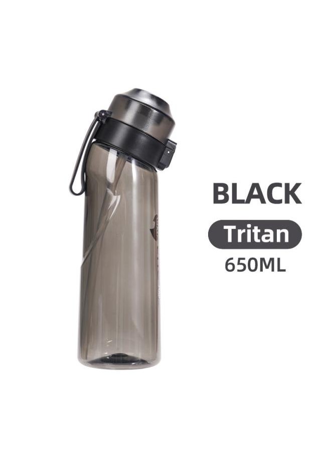 0 Sugar 0 Card Flavor Cup With Fruit Taste Ring 650mltritan Material Water Bottle Sports Cup Drinking Artifact