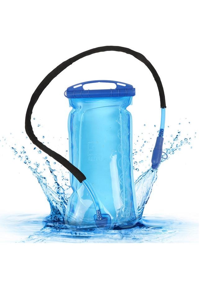 2L Portable Outdoor PEVA Water Bladder Camping Hiking Climbing Folding Hydration Bag