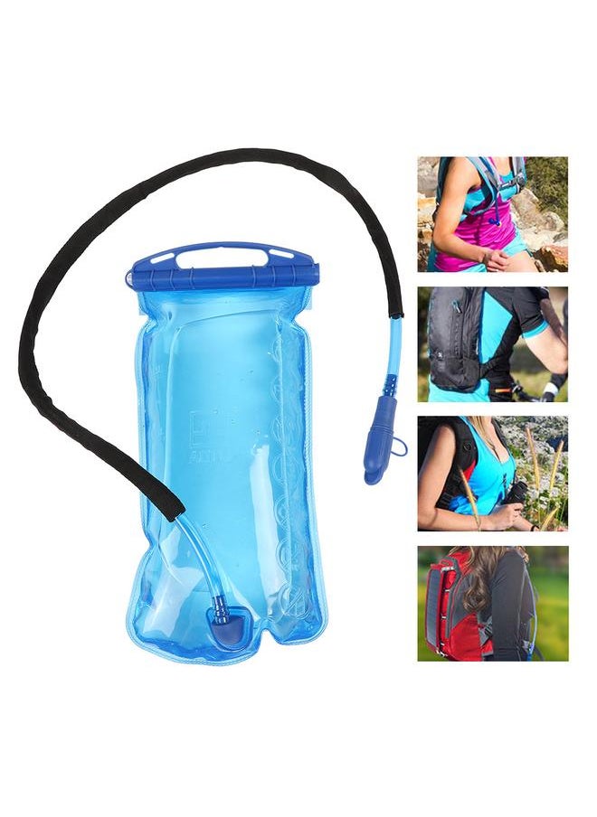 2L Portable Outdoor PEVA Water Bladder Camping Hiking Climbing Folding Hydration Bag