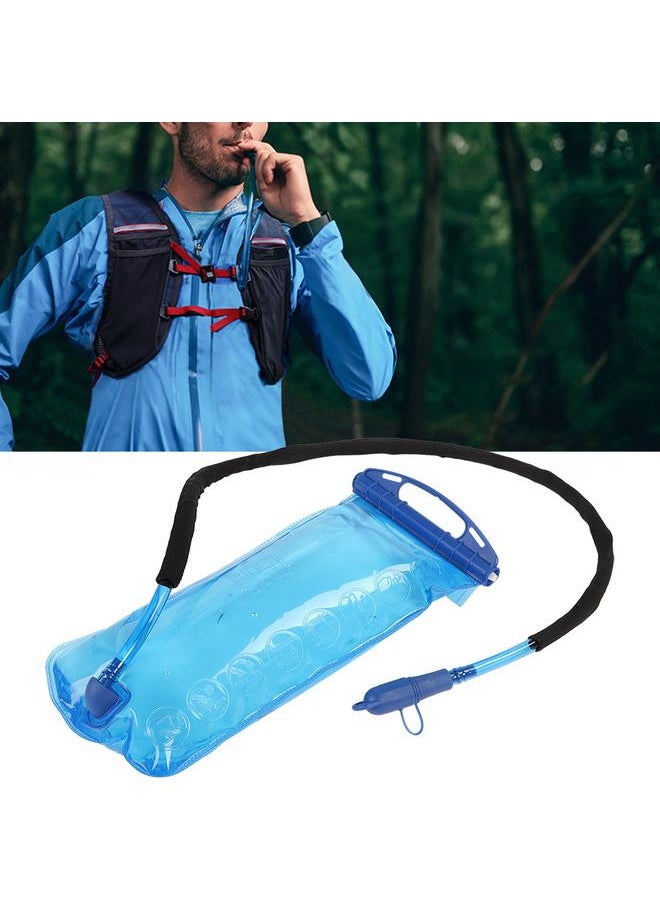 2L Portable Outdoor PEVA Water Bladder Camping Hiking Climbing Folding Hydration Bag
