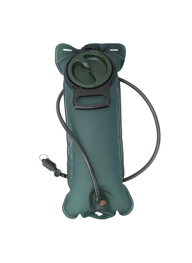 Food Grade TPU Navy Green Large Opening Water Storage Bladder Bag for Outdoor Cycling(3L)