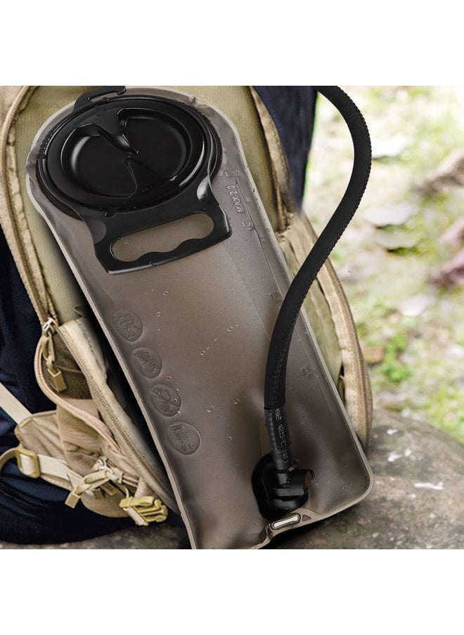 2L Portable TPU Water Bladder Hydration Bag For Camping Hiking Climbing