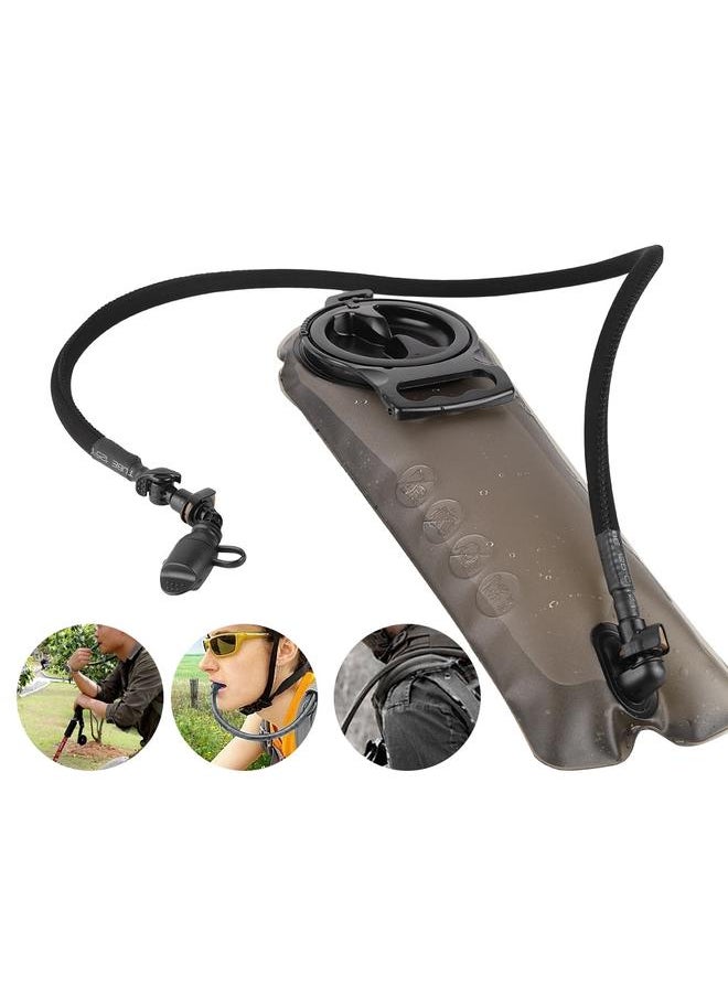 2L Portable TPU Water Bladder Hydration Bag For Camping Hiking Climbing